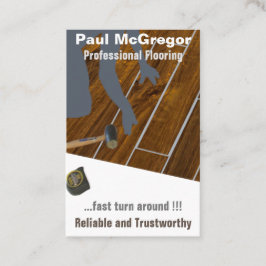 Cartão De Visita Professional Wood Laminated Flooring Business Card