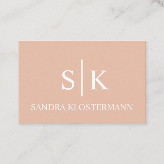 Cartão De Visita Professionelle Roase Visitenkarten Vorlage - (Frente)