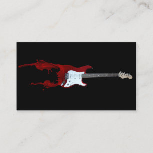 Cartão De Visita Professor da guitarra