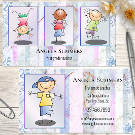 Cartão De Visita Professor de fotografia ou desenho ou após a escol