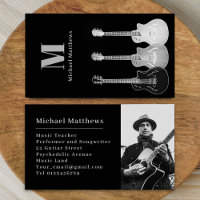 Professor de Música de Guitarra Fotografia de Músi