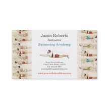 Professor de natação na escola de Natações Vintage