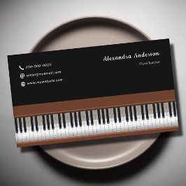 Cartão De Visita Professor de Piano