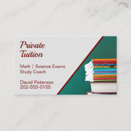 Cartão De Visita Professor Tutor Privado