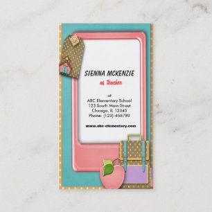 Cartão De Visita Professora