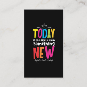 Cartão De Visita Professora Ensino Escolar Positivo