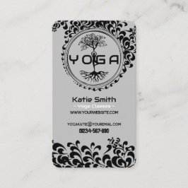 Cartão De Visita Professores/Cartão de visita de Instrutores Yoga
