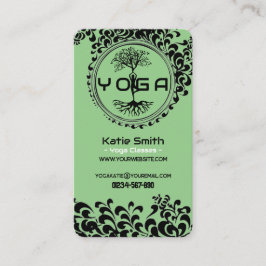 Cartão De Visita Professores/Cartão de visita de Instrutores Yoga