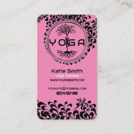 Cartão De Visita Professores/Cartão de visita de Instrutores Yoga