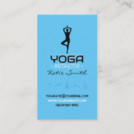 Cartão De Visita Professores/Cartão de visita de Instrutores Yoga