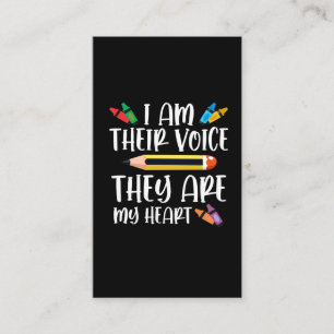 Cartão De Visita Professores Especiais em Educação Frota De Volta À