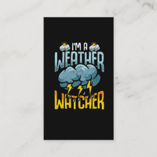 Cartão De Visita Profissão De Meteorologia Humor Engraçado De Watch
