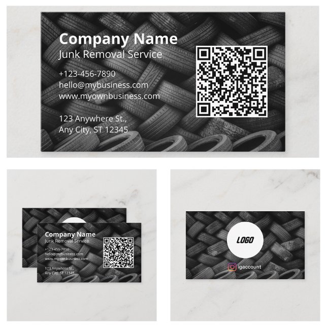 Cartão De Visita Profissionais De Alojamento (Hauling Professional Business Card
)