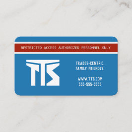 Cartão De Visita Profissionais e indústrias de alto risco