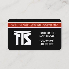 Cartão De Visita Profissionais e indústrias de alto risco