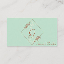 Cartão de visita profissional, azul moderno e cast