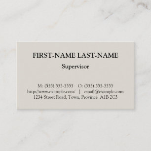 Cartão de visita profissional básico