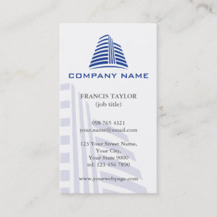 Cartão De Visita Profissional, bens imobiliários à moda ou