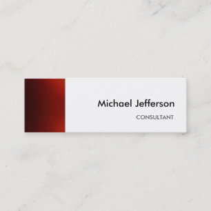 Cartão de visita profissional branco fino, branco,