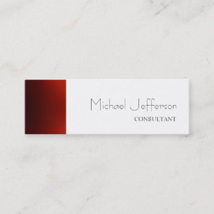 Cartão de visita profissional branco fino, branco,