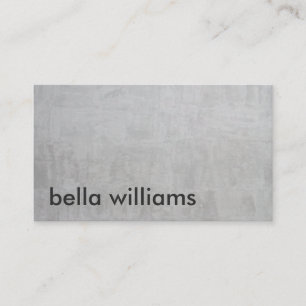 Cartão De Visita Profissional cinzento moderno preto minimalista do