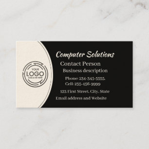 Cartão De Visita Profissional Crie seu próprio logotipo Empresa ele