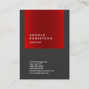 Cartão de visita profissional de Cinza de Stripe V