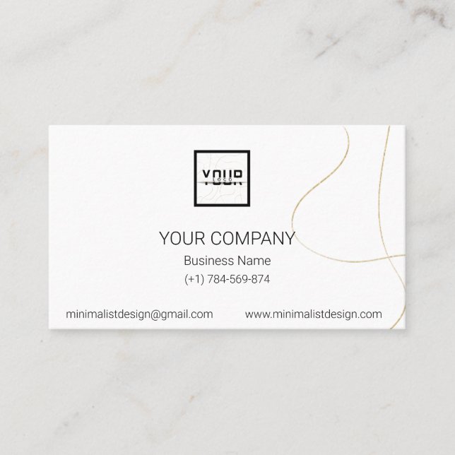 Cartão de visita profissional de código QR de Desi (Frente)