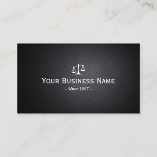 Cartão De Visita Profissional de couro escuro do advogado do