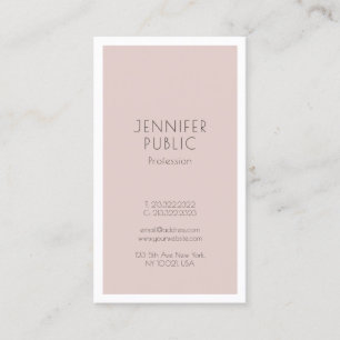 Cartão De Visita Profissional de Design minimalista elegante modern