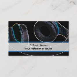 Cartão de visita profissional de DJ e VJ