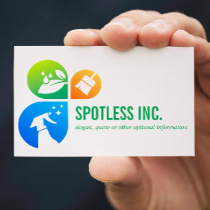 Cartão De Visita Profissional de logotipos dos serviços modernos de