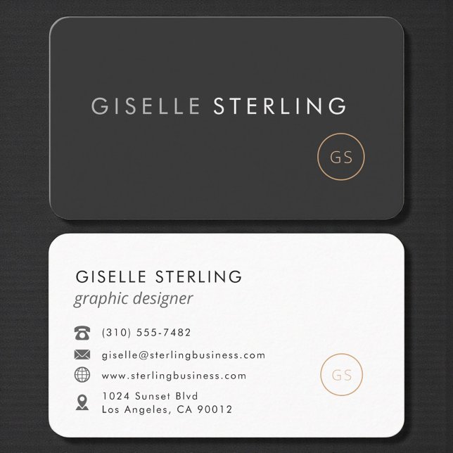 Cartão De Visita Profissional Designer Gráfico (Criador carregado)