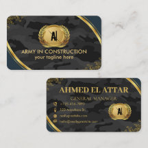 Profissional Dourado de camuflagem azul