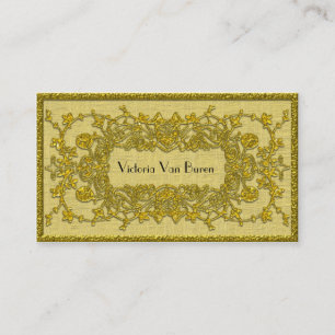 Cartão De Visita Profissional elegante da queda de Adlamchelle