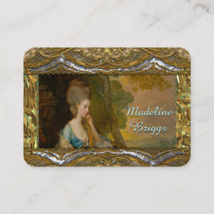 Cartão De Visita Profissional elegante de espera da pérola