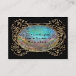 Cartão De Visita Profissional elegante de Jenuplaythe Royale