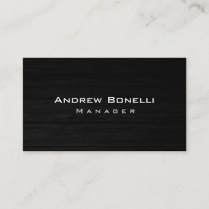 Cartão de visita profissional elegante de madeira 