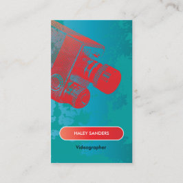 Cartão De Visita Profissional Filmaker dos meios