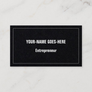 Cartão de visita profissional minimalista