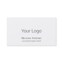 Cartão de visita profissional minimalista de logot