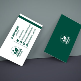 Cartão de Visita Profissional Minimalista Elegante