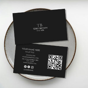 Cartão de Visita Profissional Minimalista   Modern