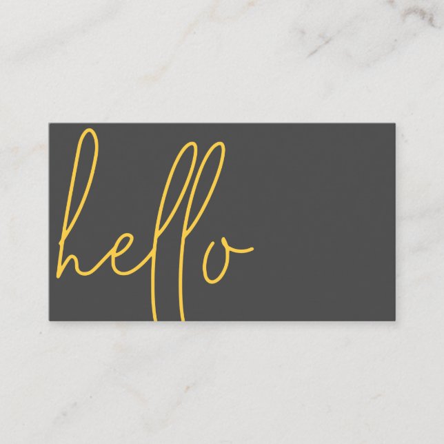 Cartão de visita profissional moderno (Frente)