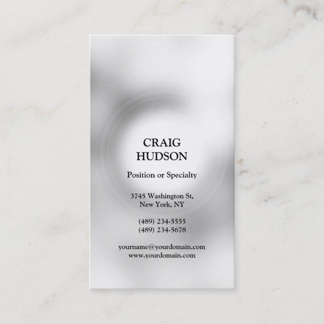 Cartão de visita profissional moderno (Frente)