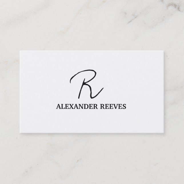 Cartão de visita profissional moderno (Frente)