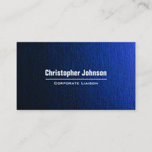 Cartão de visita profissional moderno de Canvas az