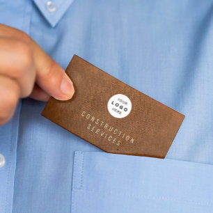 Cartão De Visita Profissional moderno de construção de LOGO persona