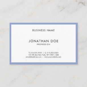 Cartão De Visita Profissional Moderno, elegante e atraente