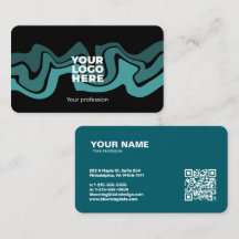 Cartão de visita profissional moderno para o empre
